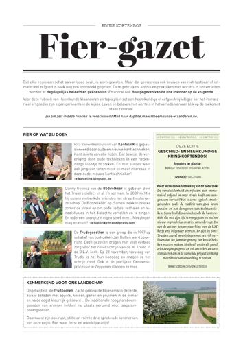 Kaft van Fier-gazet